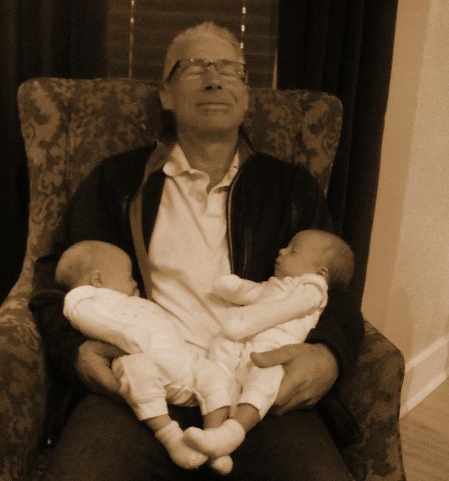 Max, Gavin, and Dr Rob napping - CNY Fertility Center, Rochester, NY