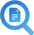 Search and review icon