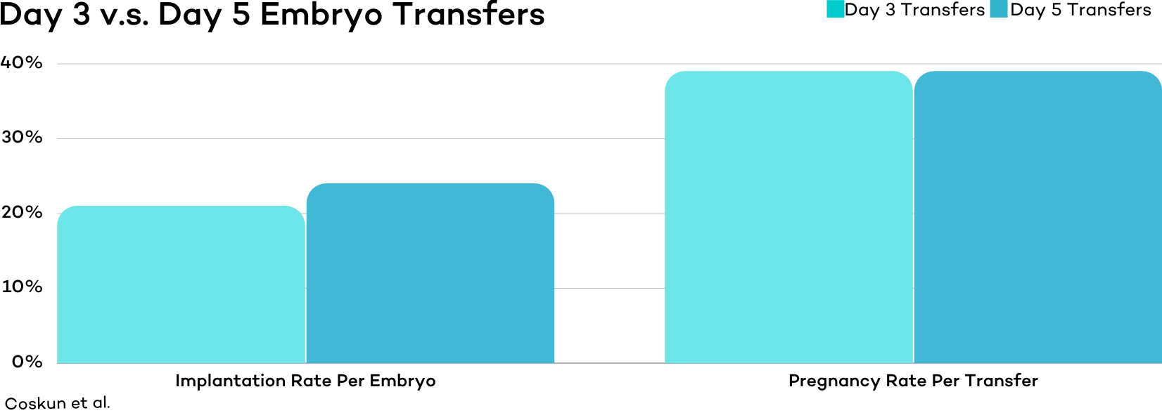 Day 3 and Day 5 Embryo Transfer Success Rates