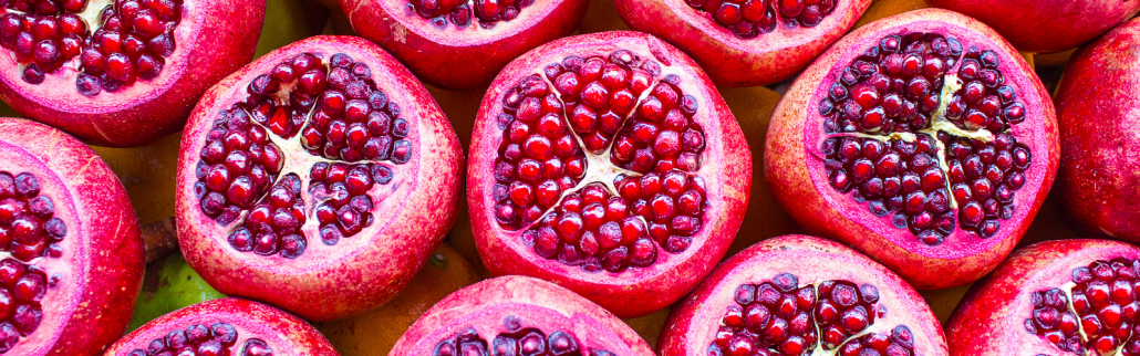 granatäpplen - frukter för att öka spermier och rörlighet